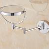8 Inch Wall Mounted Bathroom Mirror Brass Mirror LED LED Light Folding Makeup Mirror Cosmetic Mirror Lady Gift | Bathroom Mirrors