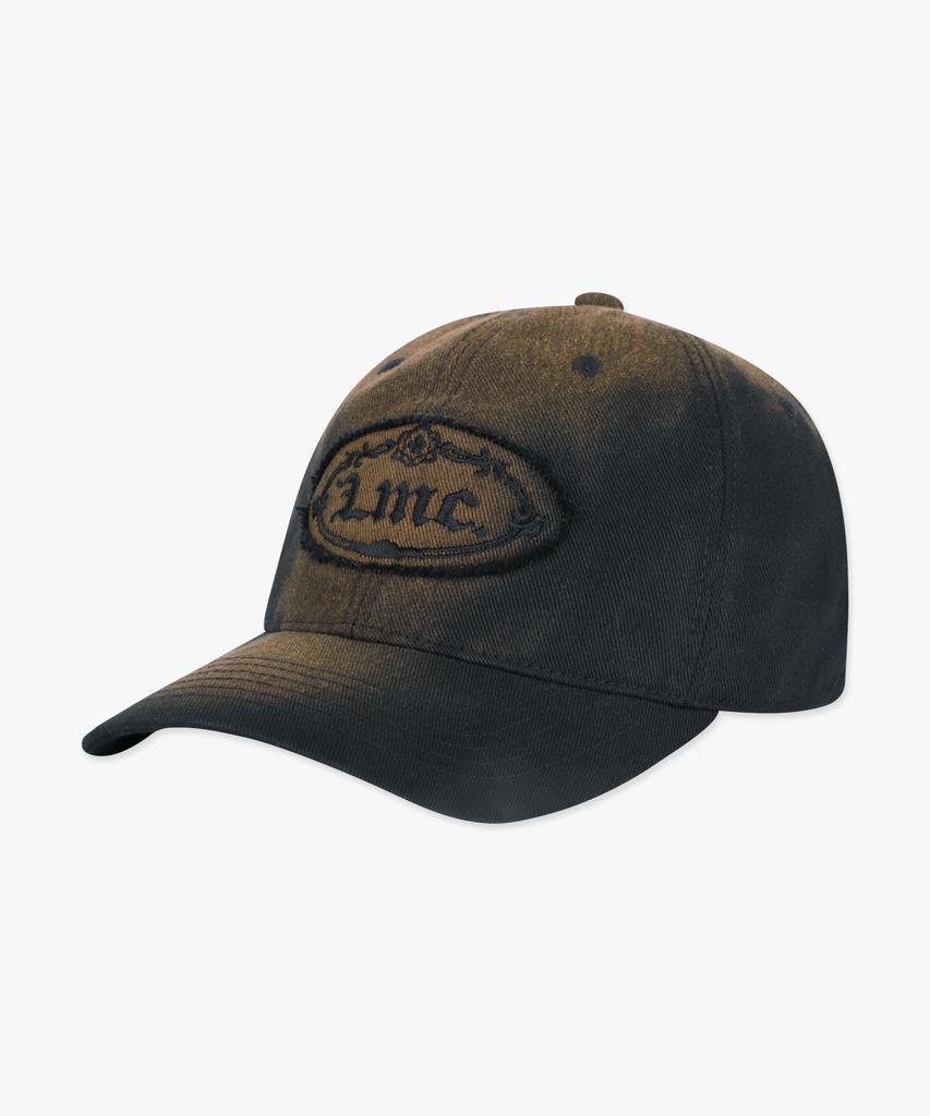 LMC Washed Denim Gothic Oval 6Panel Cap Washed Black