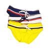 Men's Looped Swim Briefs Sexy Low Waist  Bikini Swimsuit  M-2XL Yellow