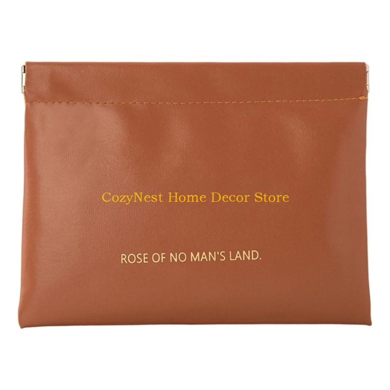 92MF Автоматически закрывающаяся сумка-органайзер для макияжа из ПУ-кожи с множеством карманов small