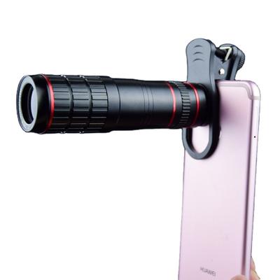 Portable Mobile Phone Universal Telephoto Lens 20x Zoom Optical Telescope Mobile Camera Lens Water Proof