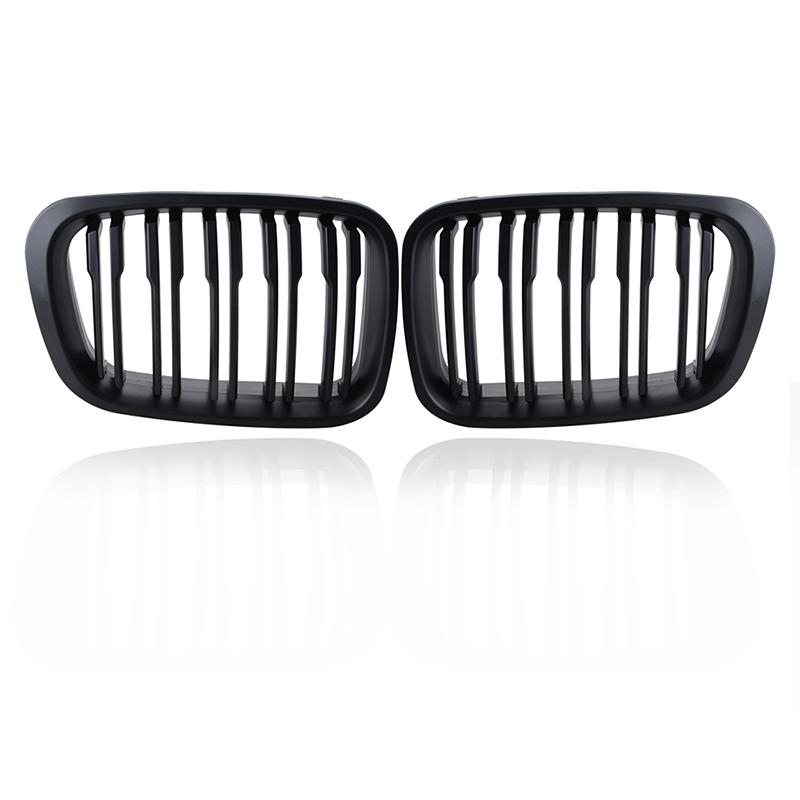 

Решетка переднего бампера в форме почки, решетка в стиле планки, подходит для BMW 3 серии E46 Sedan Touring 4 Door 1998 1999 2000 2001 автомобиля Type2 Matte Black