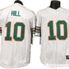 3rd Gen Dolphins 10 White Regular Embroidered American Football Jersey