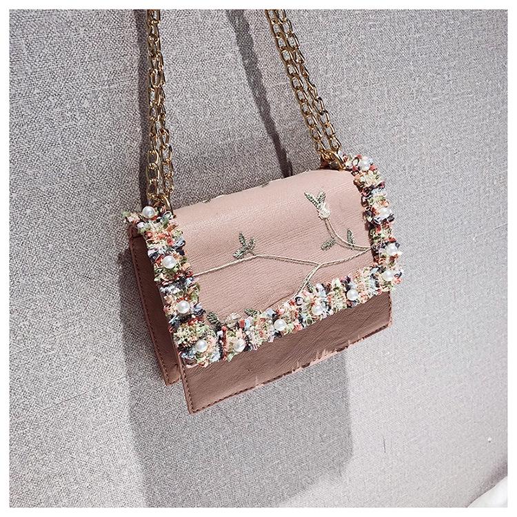 

Маленькая сумка SCIONE, женская новая летняя универсальная сумка-мессенджер с цепочкой, модная маленькая квадратная сумка 19cm*5cm*14cm розовый