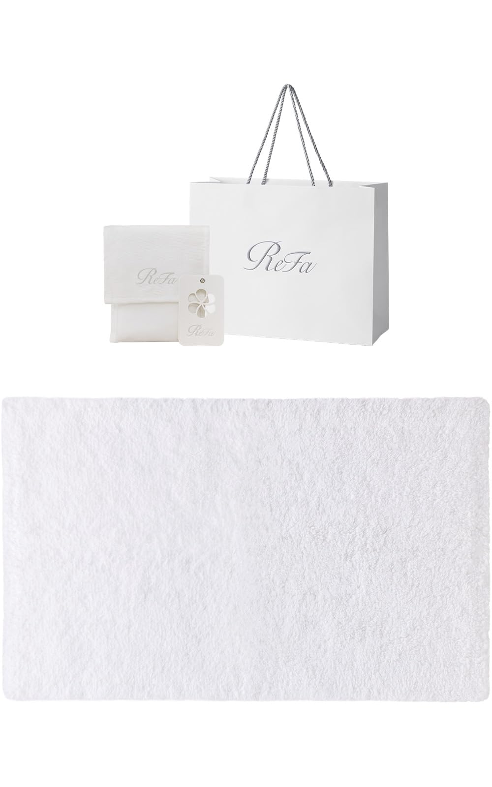 

Зберігайте килимок ReFa SHAGGY RUG MAT у сумці-шопері [Офіційна ексклюзивна пропозиція] (Білий)