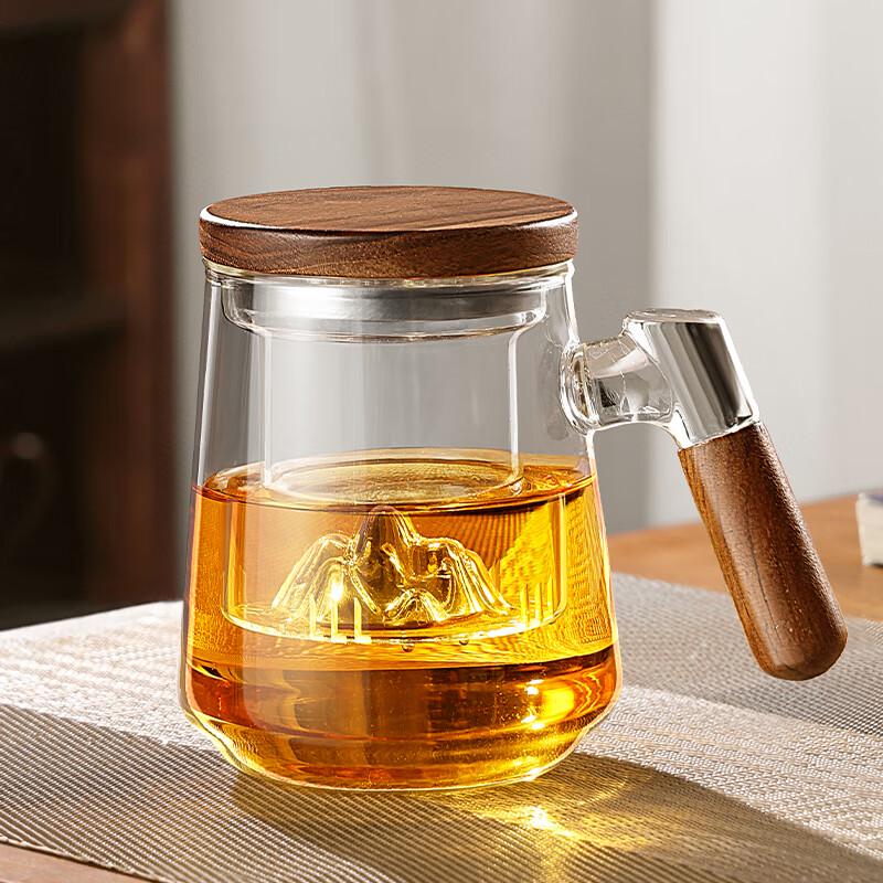 PAKCHOICE Glass Tea Infuser Mug