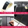 For Mazda CX-3 CX3 2015 2016 2017 2018 - Car PC Material Pillar Post Cover Door Trim Window Piano Black Molding Sticker