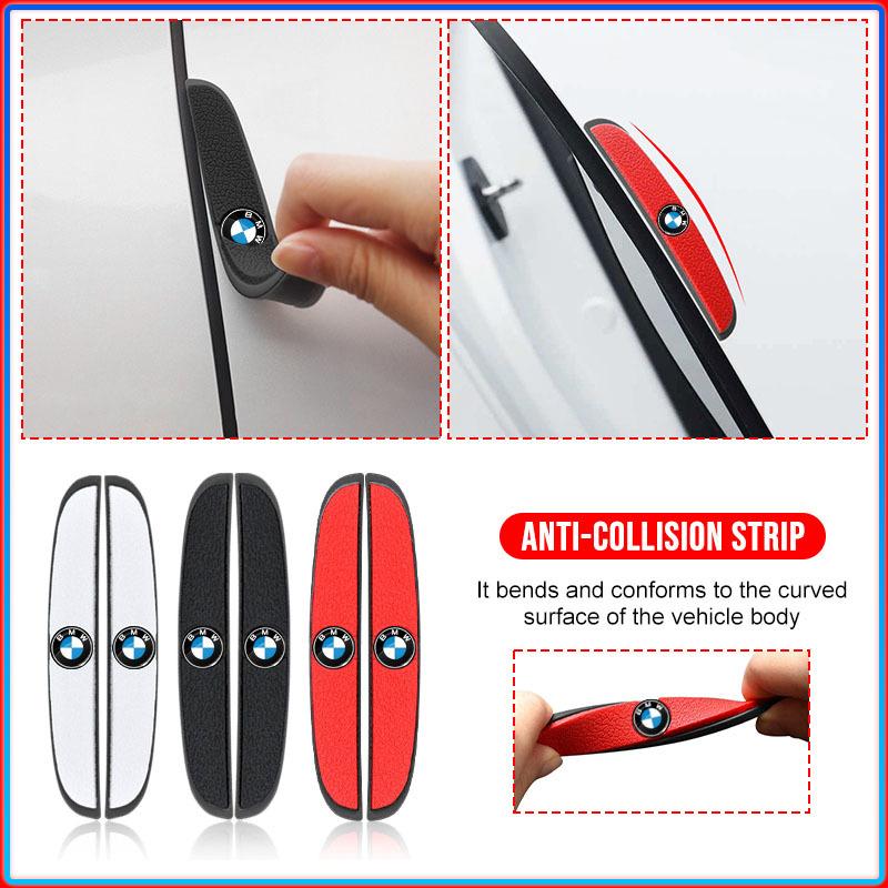 4Pcs Car Door Anti-Collision Strip Rearview Mirror Protection Sticker For BMW M Performance 1 3 5 7 Series M3 M4 M5 M6 X1 X3 X5 X6 X7 E30 E34 E36 E39