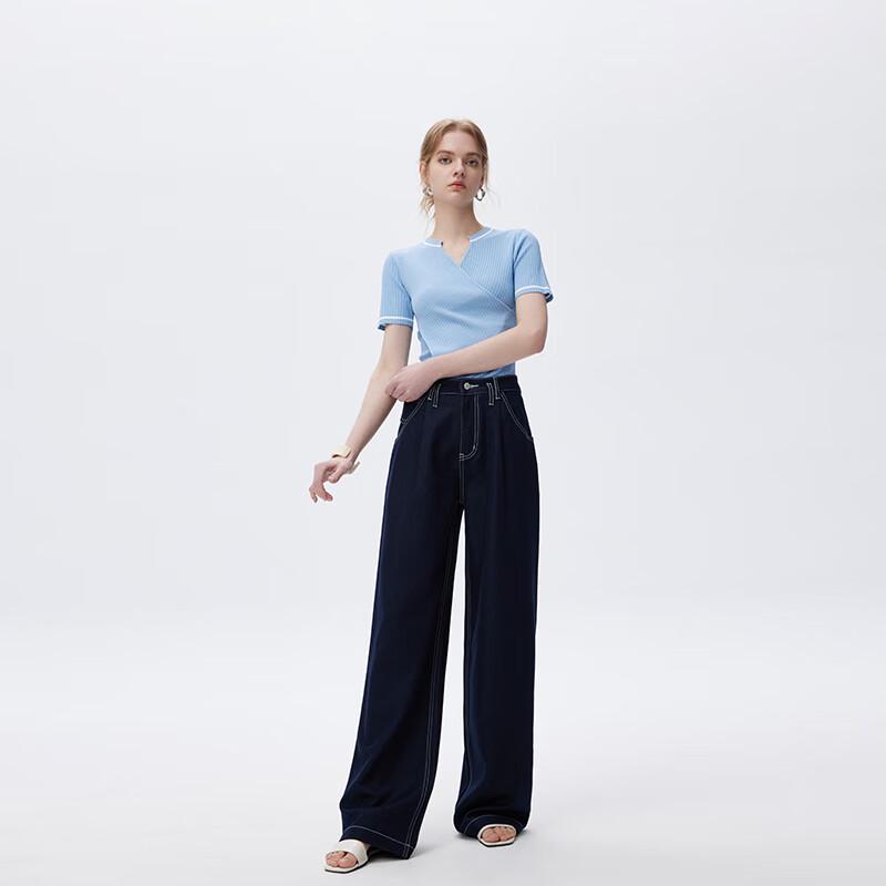 

Fengmao Vintage Wide-Leg Raw Denim Jeans - FMKL3101 29