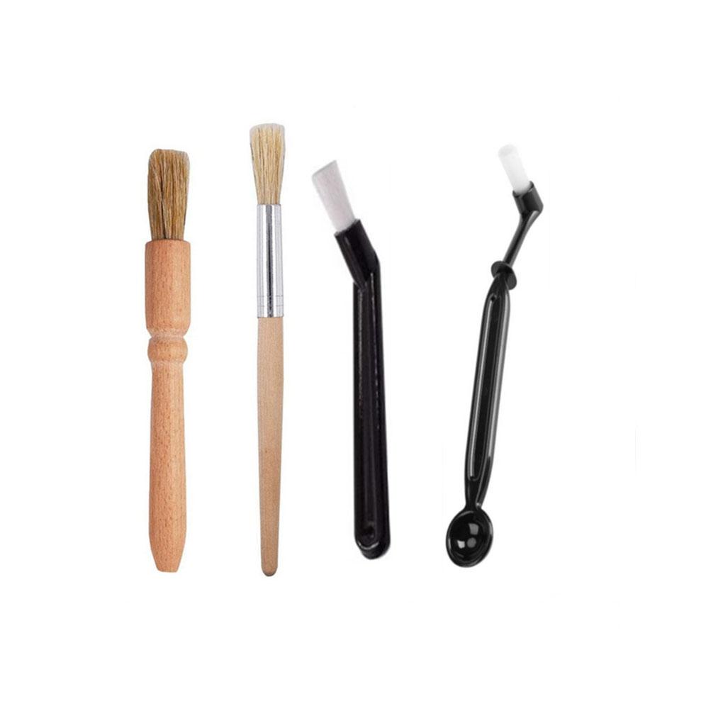 Coffee Machine Brush Set Grinder Dust Residue Cleaning Tools 4 Pieces Type 2