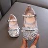 Autumn new style ladylike baby girl girls' princess rhinestone pearl flat shoes, leather shoes, dance performance shoes