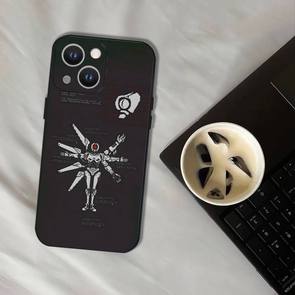 U-Ultrakill Phone Case For iPhone 17,16,15,14,13,12,11,Pro,XS,Max,XR,Plus,E,SE4,Mini Black Shockproof Soft Cover