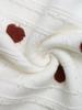 2026 Autumn/Winter Elegant European and American Cross Love Jacquard Color Block Cardigan Sweater for Women