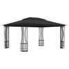 vidaXL Gazebo with Net 300x400x265 Cm Anthracite