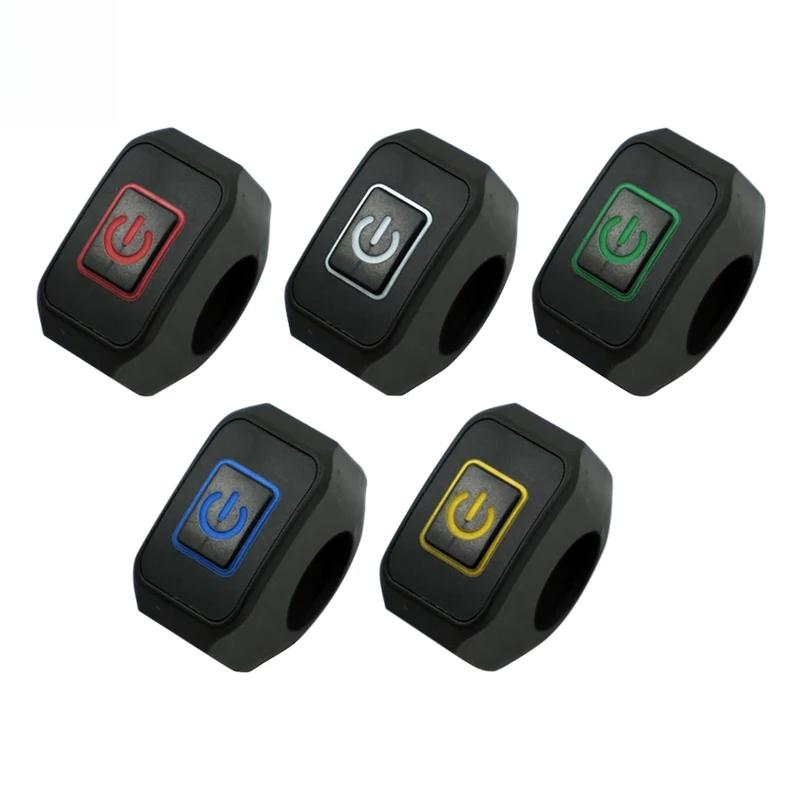 Motorcycle Handlebar Mount Switch Module Controller Parts Items LED Light Headlight Horn Modified Control Motorbike Accessories