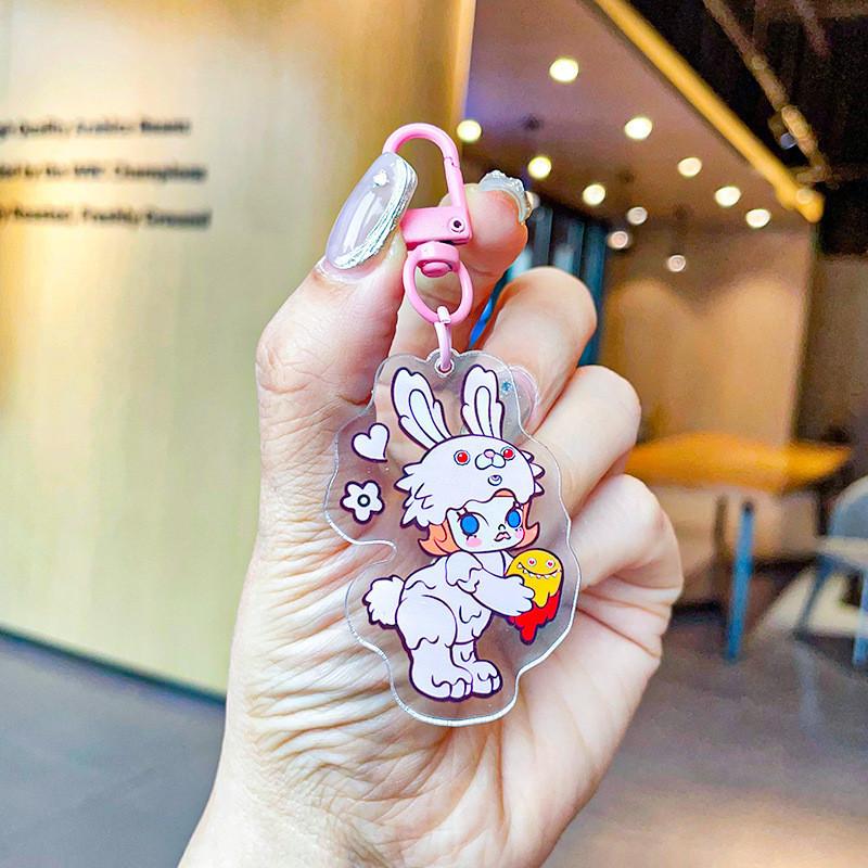 

Diy Adorable Keychain Cartoon Acrylic Keyring Ideal For Christmas And Occasions Special Style18