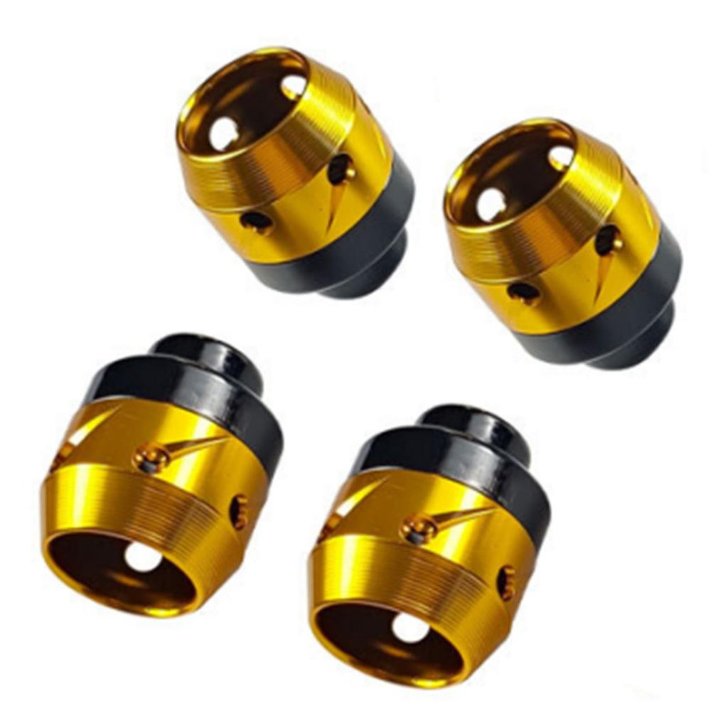 Motorcycle Front Fork Frame Slider CNC Aluminum Alloy Front Fork Frame Sliders Wheel Crash Protector Golden