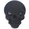3D Metal 3d Metal Skull Car Sticker Skull Skeleton 3d Metal Skull Emblem Badge  Car Decoration