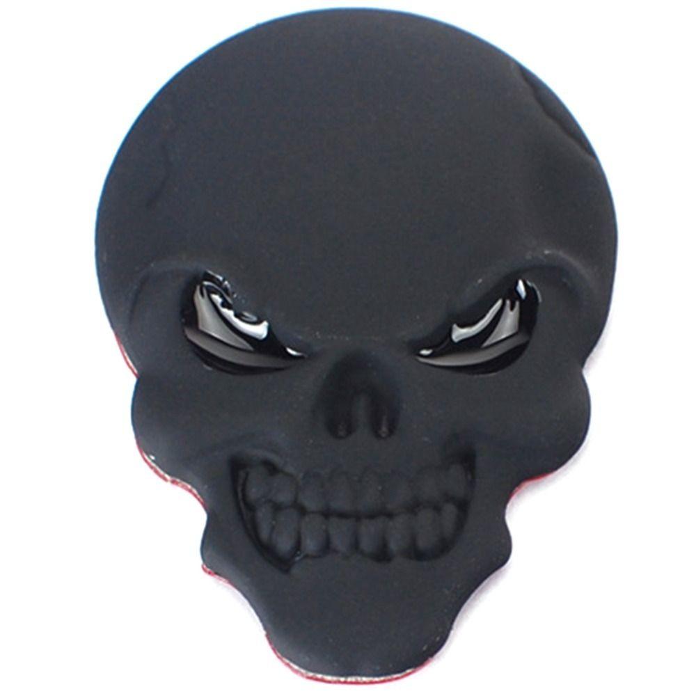 3D kovová 3d kovová lebka nálepka na auto