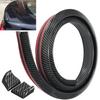 Universal Carbon Fiber Soft Rubber Car Rear Spoiler Flexible Exterior Rear Spoiler Kit