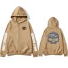Motorcycle Hooded Sweatshirt Spring Man Printing Zipper Hoodie Outdoor Sports Loose Ventilate