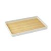 Rectangular Wood Pattern Tea Tray Japanese Style Tea Cup Plate Imitation Wood Grain Tray  Home