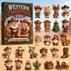 2026 Christmas Advent Calendar Blind Box Figures Holiday Decor Collectible Ornament Set