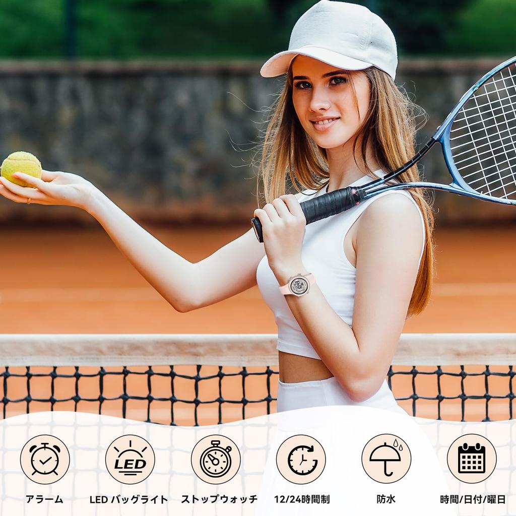 ShunkanSai Digital Wristwatch for Men and Slim Sports Easy To Day of the LED Simple and Stylish for Outdoor Activities Women, Fit, Watch, Read,