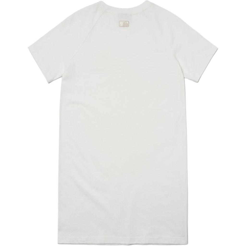 New MLB New York Yankees Short Sleeved Dresses Women's White 3FOP00423-50WHS