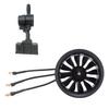 3750KV 50mm Ducted Fan with Brushless Motor 12 Blades Ducted Fan with Control Board and Switch for DIY Jet Dry Blower Aircraft Model