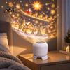 Christmas Projector Lamp Magical Projection Night Light, Indoor Room Transformer with Bedroom Star for Holiday Scenes, LED Desktop Bedroom, Home Decor