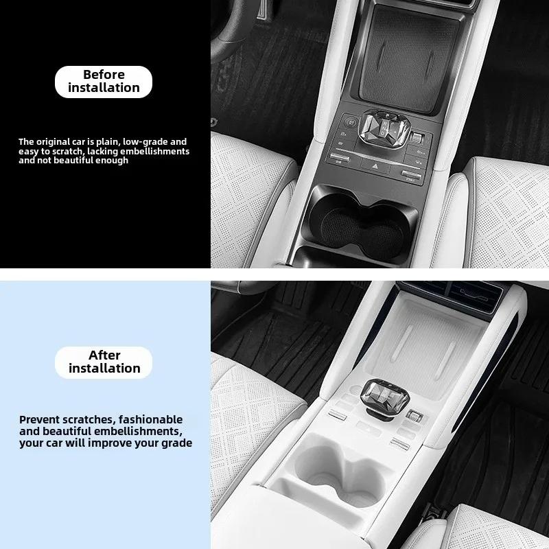 Central Control Button All-inclusive Silicone Pad Wireless Water Filling Cup Non-slip Storage Car Interior for BYD Yuan Up Atto2