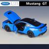 Welly 1/25 2024 Ford Mustang GT Alloy Sports Car Model Diecast Metal Racing Car Vehicles Model High Simulation Children Toy Gift