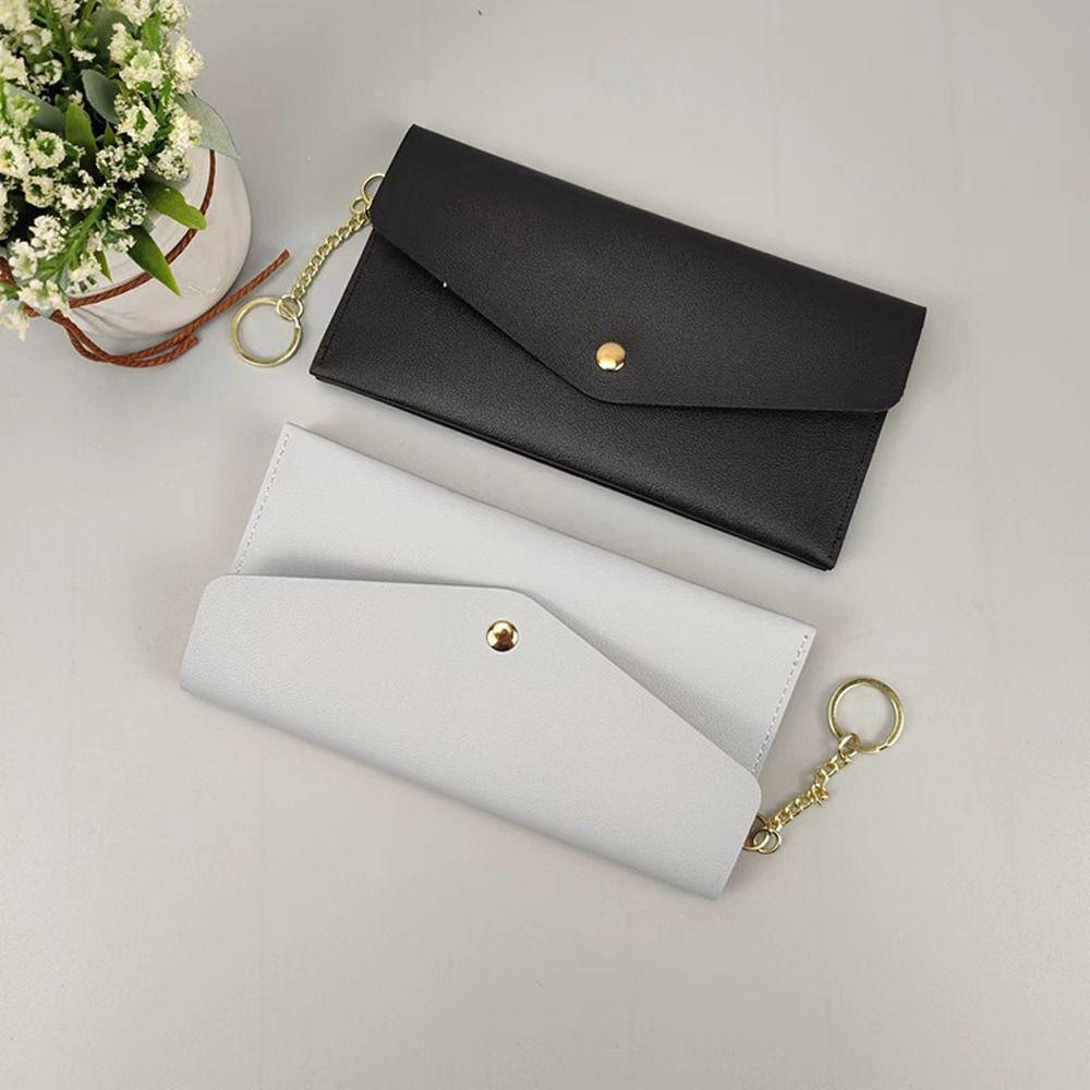 Birthday Gifts PU Leather Rectangle Card Holder Purse Wallets Card Holder Coin Purse Women Wallets