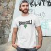 BROCCOLI T-Shirt Cabbage Vegetable Funny Printed Kale Brussels Veg Vegan Green