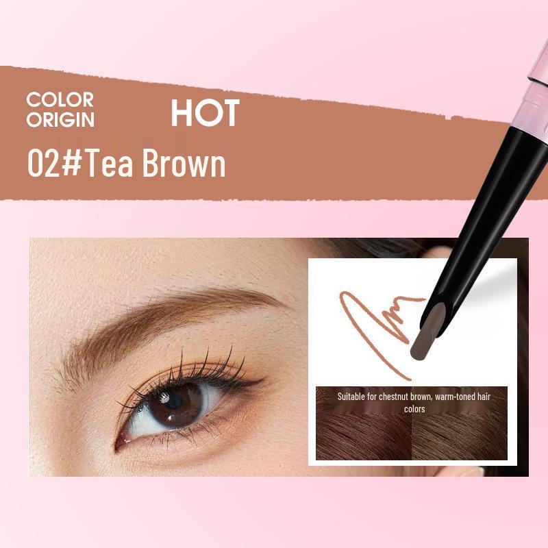 

Kakashow Long-Lasting Double-Ended Eyebrow Pencil with Brush - Natural Color, Waterproof Beauty. 200mg