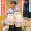 Schoolbag candy color size schoolbag cute soft girl middle school student backpack female large capacity sweet Mori casual backpack