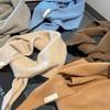 Wool Knit Triangle Scarf For Women Delivering Warmth And Wind Protective In Winter For Commuting