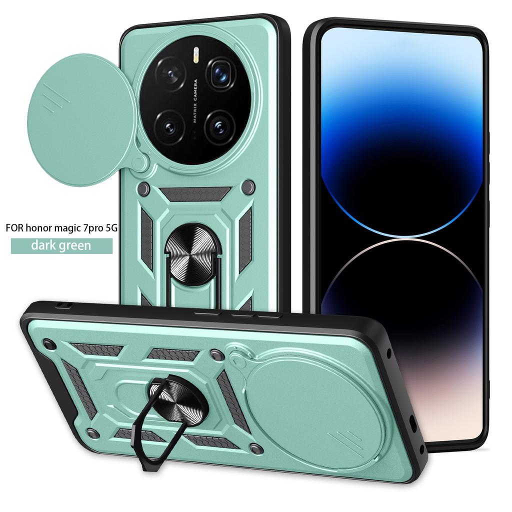For Honor Magic8 Pro Case Honor Magic7 Pro Magnetic Ring Holder Armor Phone Case Magic 7Pro 8pro Slide Camera Protect Back Cover
