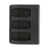 801 Camera Battery Triple Charger Portable 3 Channel USB Charger for AHDBT‑801 Battery