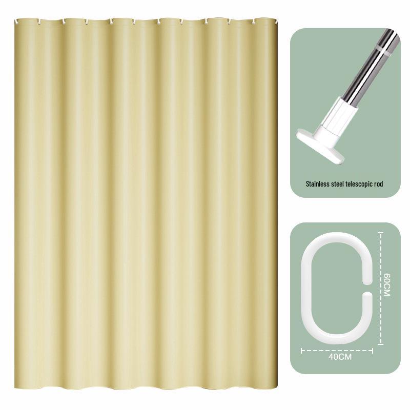 Luxury Eco-Friendly Waterproof & Mildew-Resistant Shower Curtain