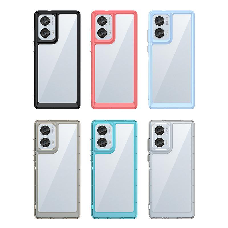 For Cover Moto Edge 50 Fusion Case Motorola Moto Edge 50 Fusion Capas Shockproof Transparent Clear Fundas Moto Edge 50 Fusion