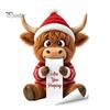 Cartoon Xmas Toilet Seat Cover Stickers Christmas Stickers, Self?Adhesive Waterproof PVC Wall Decals, 3D Colorful Reindeer Santa Tank Lid Decor for