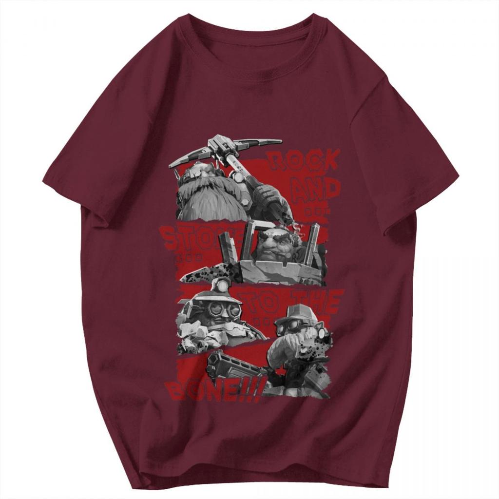 Men T Shirt Deep Rock Galactic Rock And Stone Gifts Idea Y2K Graphic Tees Unisex Clothing T Shirts