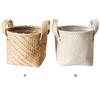 Household DIY Handmade Woven Pot Jute Cloth Simple Desktop Storage Basket Portable