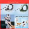 Haustierhalsband und Leinen-Set mit LED-Licht für Hunde- und Katzen-Spaziergänge, automatisch einziehbar, 3 m