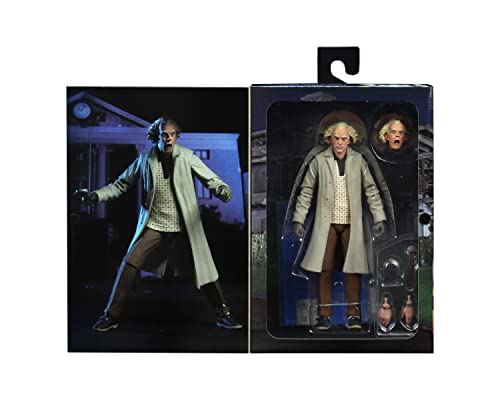 Back To the Future 7" Action Figure Doc Brown 1955 NECA [Parallel Import]