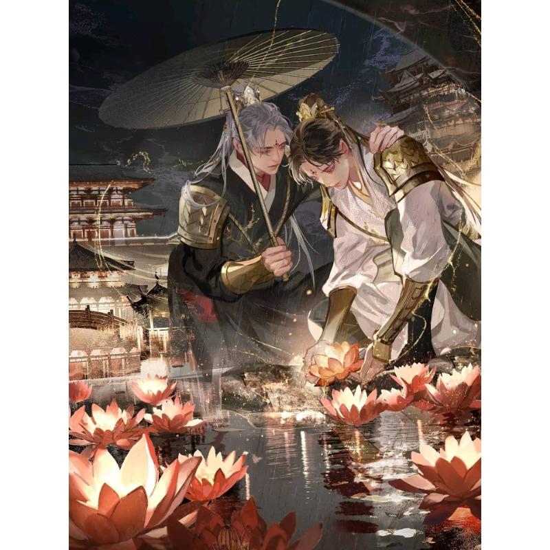 Identity V Poster Anime Game Poster Gardener Little Girl Red Lady Horror Game Canvas Print Decoration Painting Home Room Decor