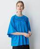 Le Souk Holiday Tuck Design Blue Women's Pullover, 291166,
