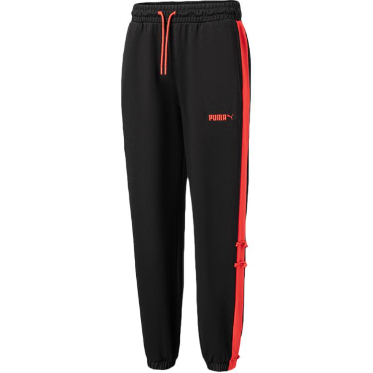 

Puma CNY Urban Traditional Вязаные джоггеры с контрастной полосой по бокам Мужские брюки Черные 536181-01 S